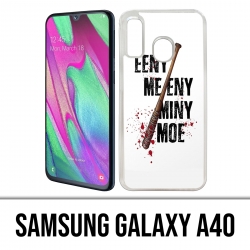 Funda Samsung Galaxy A40 - Eeny Meeny Miny Moe Negan