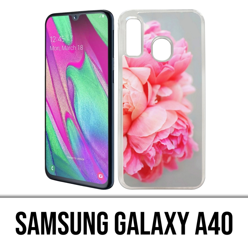 Coque Samsung Galaxy A40 - Fleurs