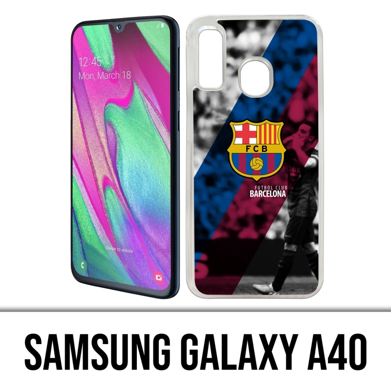 Coque Samsung Galaxy A40 - Football Fcb Barca