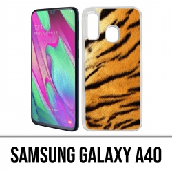 Custodia per Samsung Galaxy A40 - Pelliccia di tigre