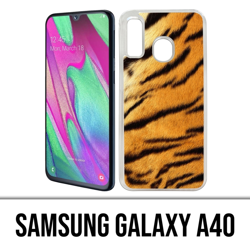 Funda Samsung Galaxy A40 - Piel de tigre