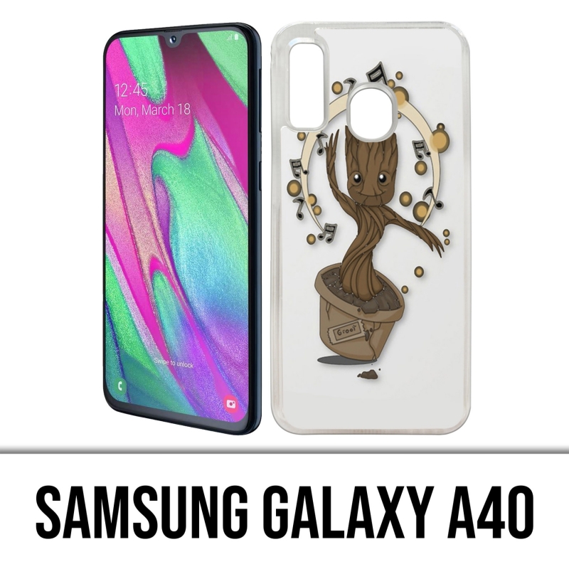 Wächter der Galaxie tanzen Groot Samsung Galaxy A40 Case