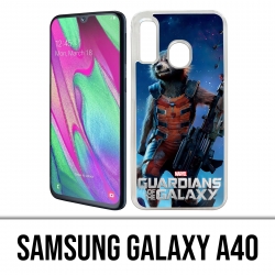 Funda Samsung Galaxy A40 de Guardianes de la Galaxia Rocket