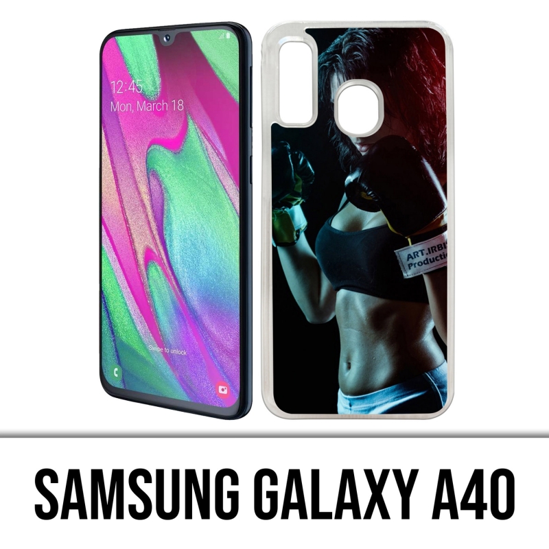 Custodia per Samsung Galaxy A40 - Girl Boxe