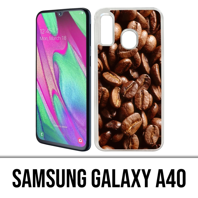 Samsung Galaxy A40 Case - Kaffeebohnen