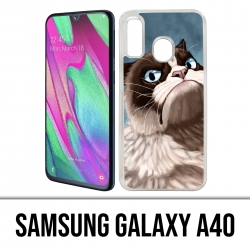 Coque Samsung Galaxy A40 - Grumpy Cat