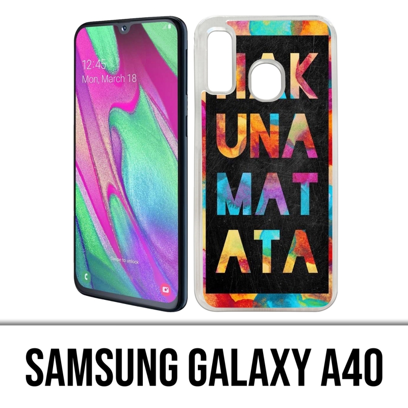 Custodia per Samsung Galaxy A40 - Hakuna Mattata