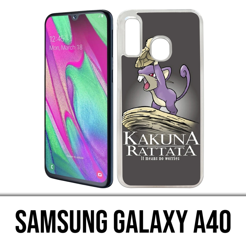 Funda Samsung Galaxy A40 - Hakuna Rattata Pokémon Rey León