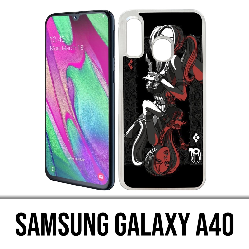 Custodia per Samsung Galaxy A40 - Carta Harley Queen