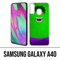 Funda Samsung Galaxy A40 - Diseño artístico de Hulk