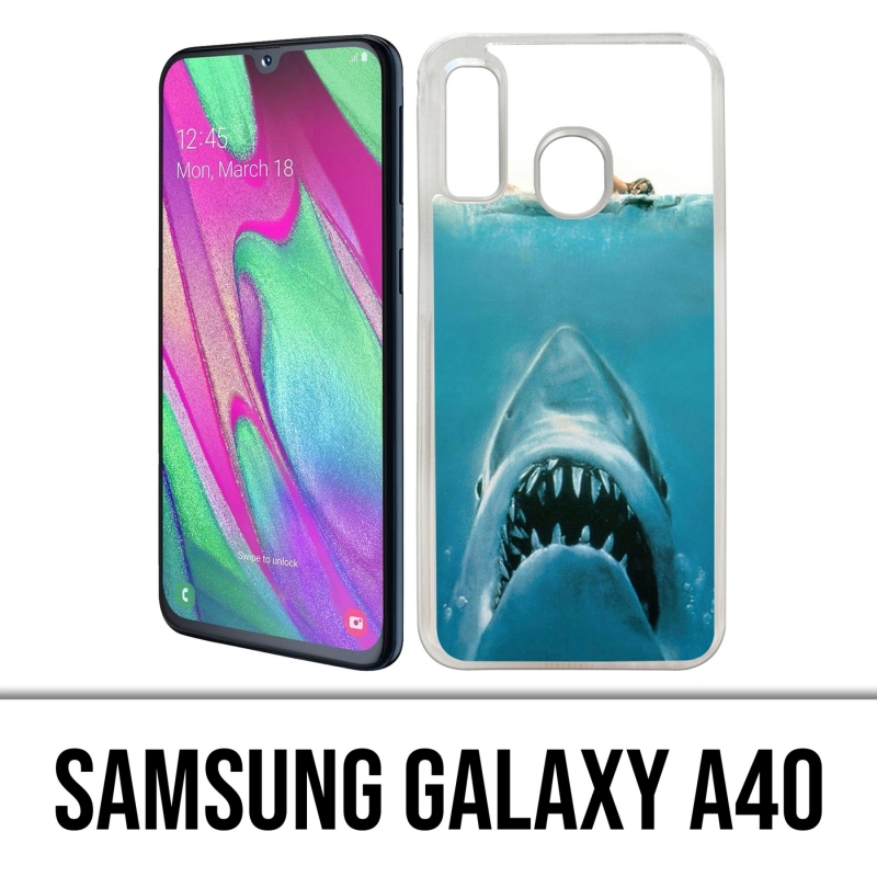 Funda Samsung Galaxy A40 - Tiburón los dientes del mar