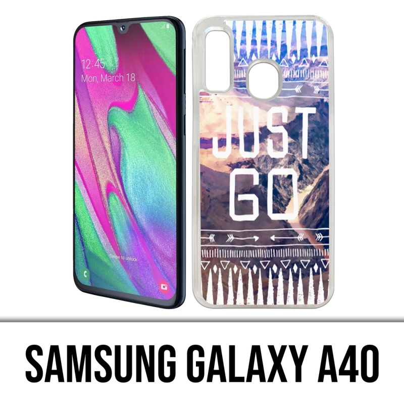 Coque Samsung Galaxy A40 - Just Go