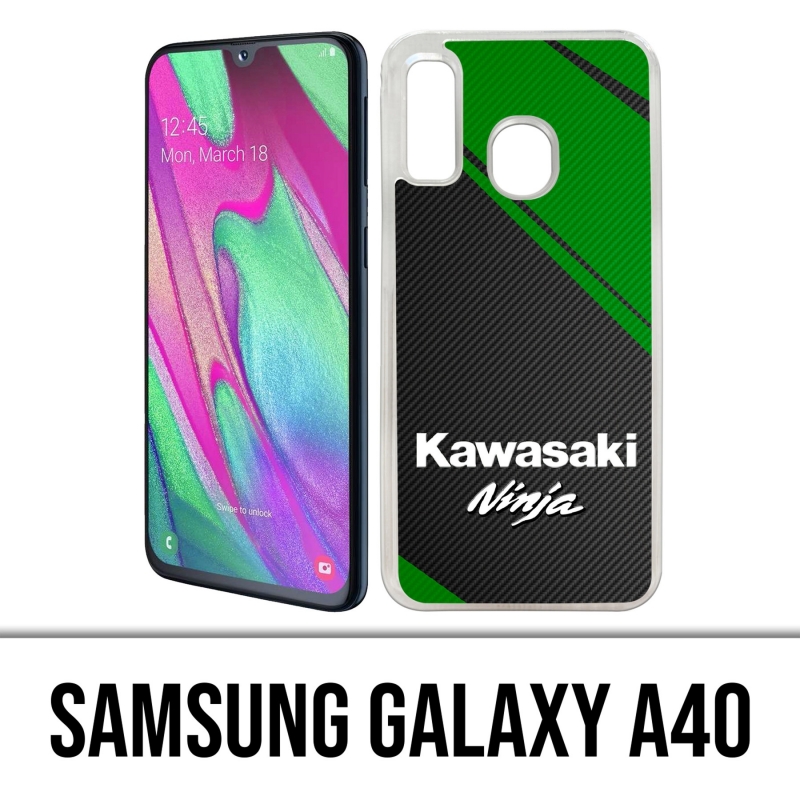 Coque Samsung Galaxy A40 - Kawasaki Ninja Logo