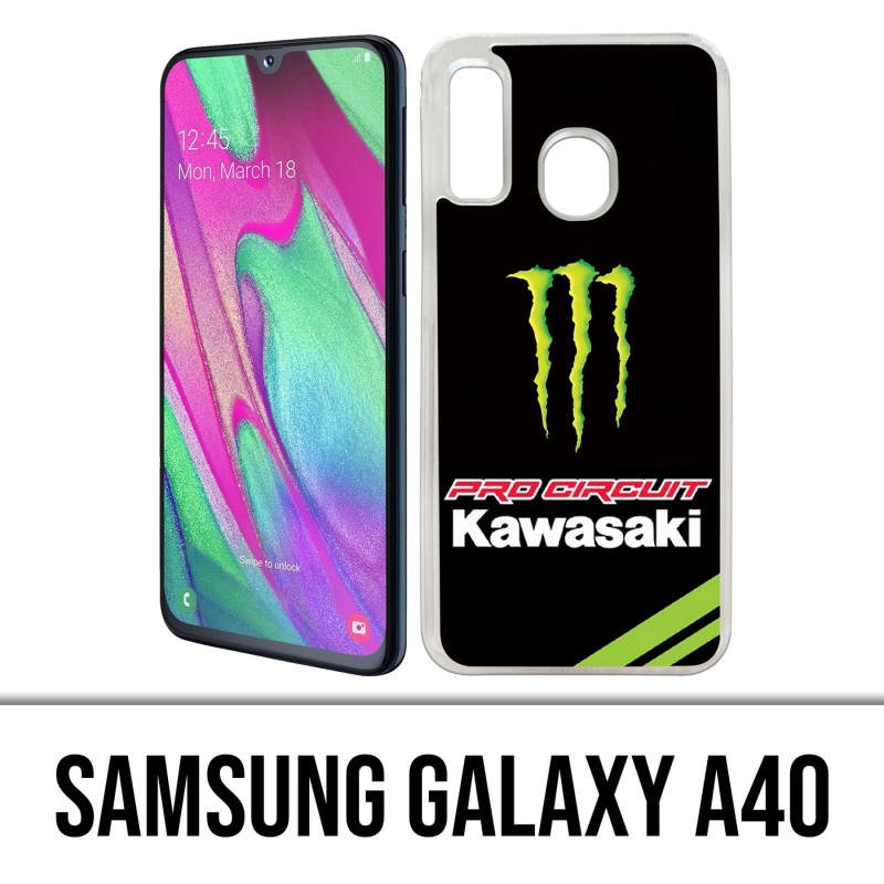 Coque Samsung Galaxy A40 - Kawasaki Pro Circuit