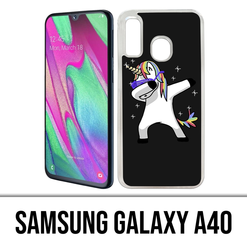 Coque Samsung Galaxy A40 - Licorne Dab