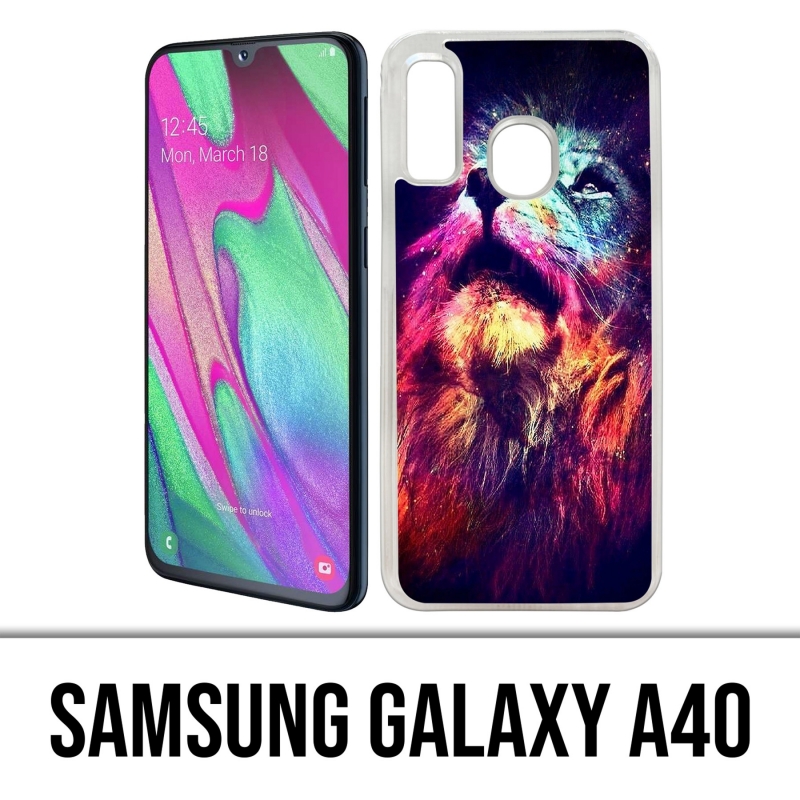 Custodia per Samsung Galaxy A40 - Galaxy Lion