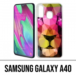 Funda Samsung Galaxy A40 - León geométrico