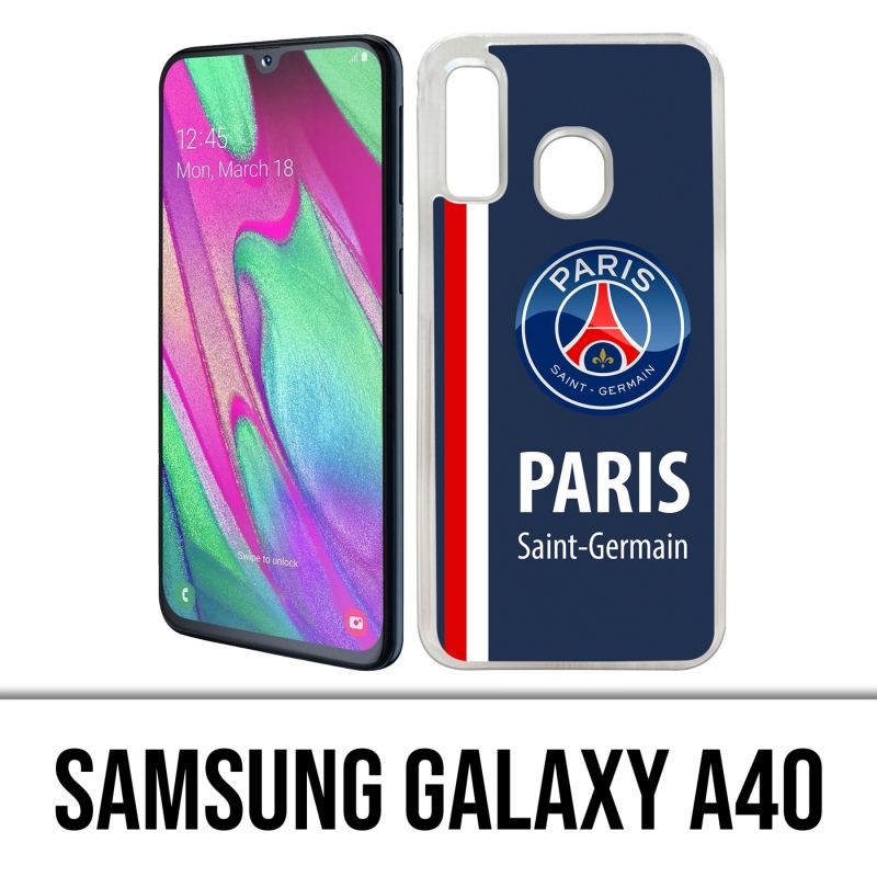 Coque Samsung Galaxy A40 - Logo Psg Classic