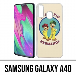 Funda Samsung Galaxy A40 - Los Mario Hermanos