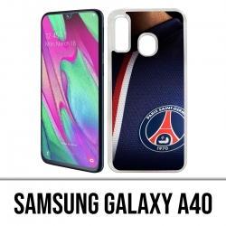 Custodia per Samsung Galaxy A40 - Maglia blu Psg Paris Saint Germain