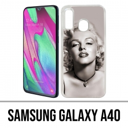 Custodia per Samsung Galaxy A40 - Marilyn Monroe