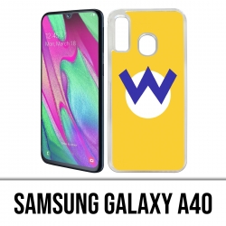 Custodia per Samsung Galaxy A40 - Logo Mario Wario