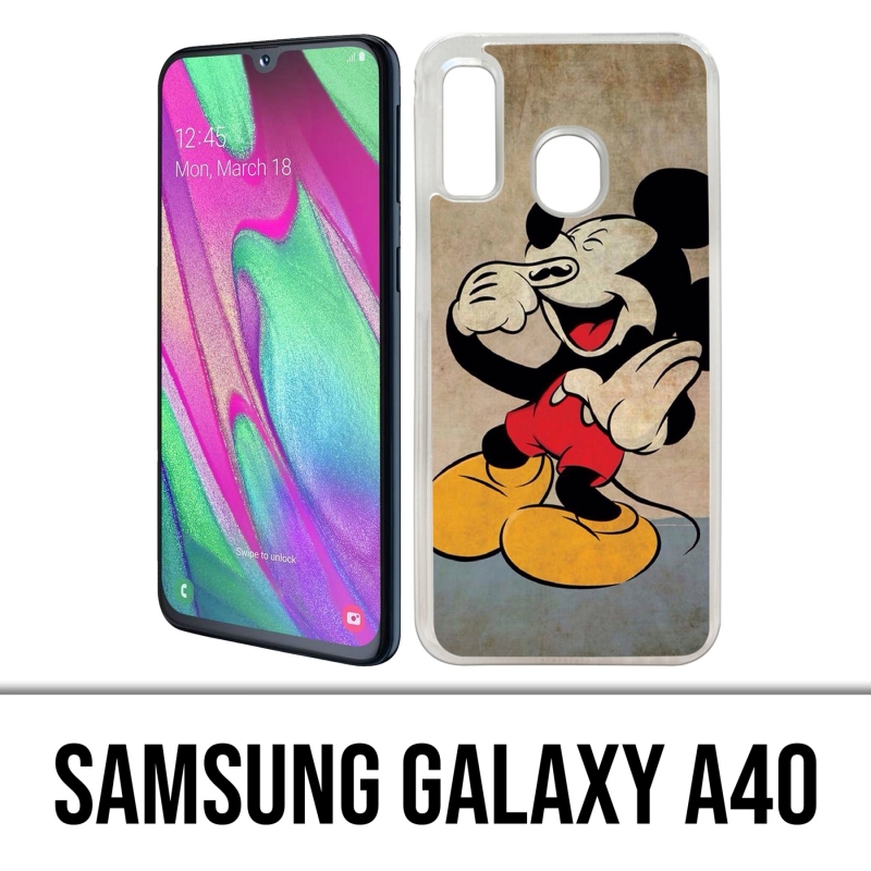 Custodia per Samsung Galaxy A40 - Mickey Moustache