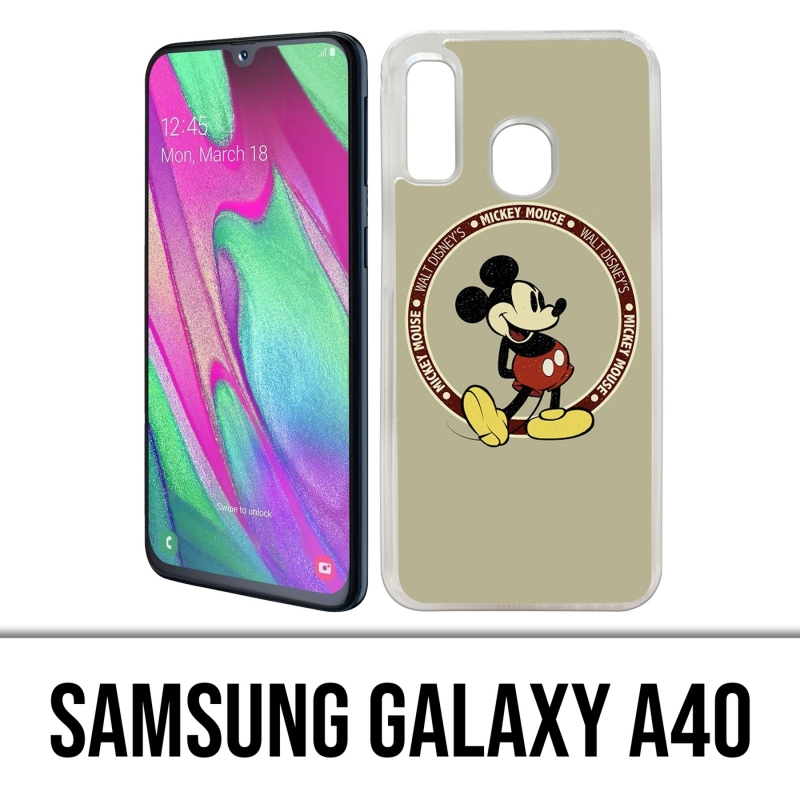 Coque Samsung Galaxy A40 - Mickey Vintage