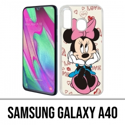 Coque Samsung Galaxy A40 - Minnie Love