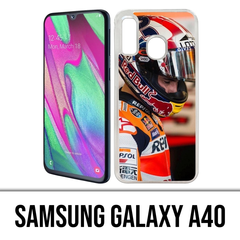 Coque Samsung Galaxy A40 - Motogp Pilote Marquez