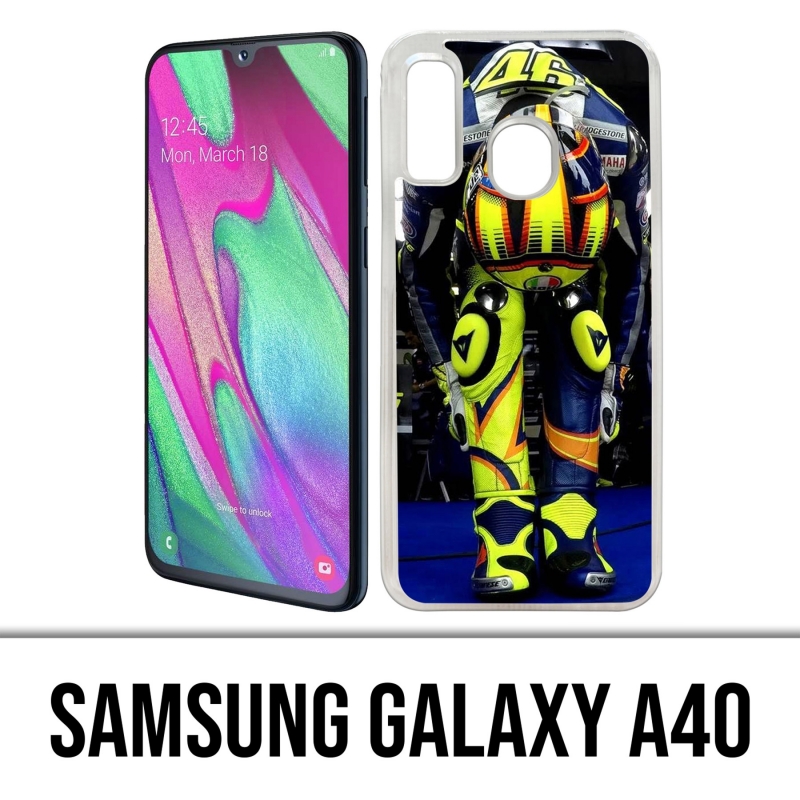 Samsung Galaxy A40 Case - Motogp Valentino Rossi Konzentration