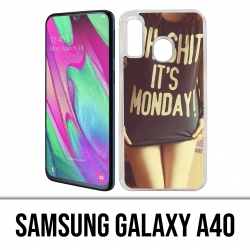 Coque Samsung Galaxy A40 - Oh Shit Monday Girl