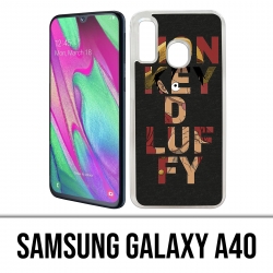 Custodia per Samsung Galaxy A40 - One Piece Monkey D Luffy