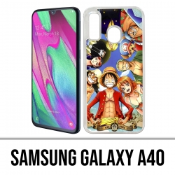 Cover per Samsung Galaxy A40 - Personaggi di One Piece