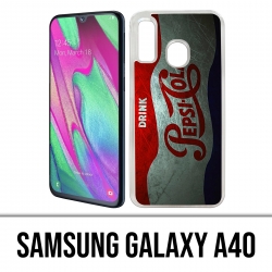 Samsung Galaxy A40 Case - Pepsi Vintage