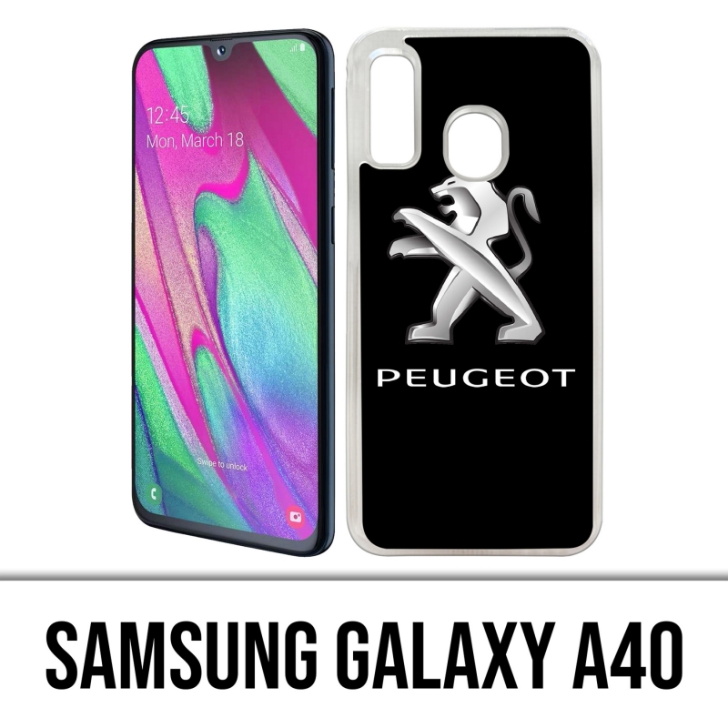 Funda Samsung Galaxy A40 - Logotipo de Peugeot