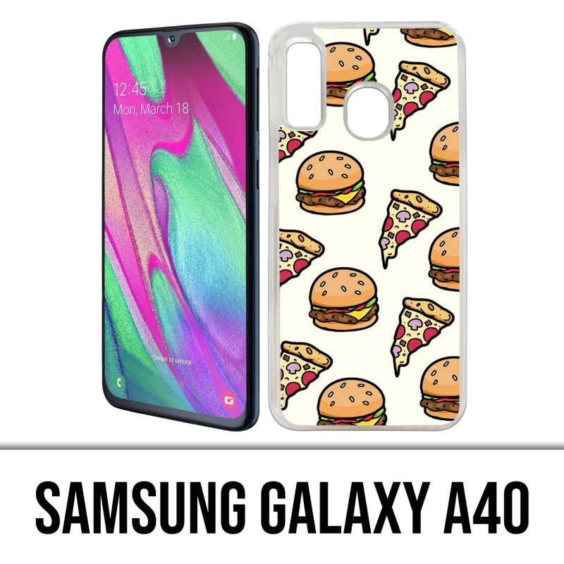 Funda Samsung Galaxy A40 - Pizza Burger