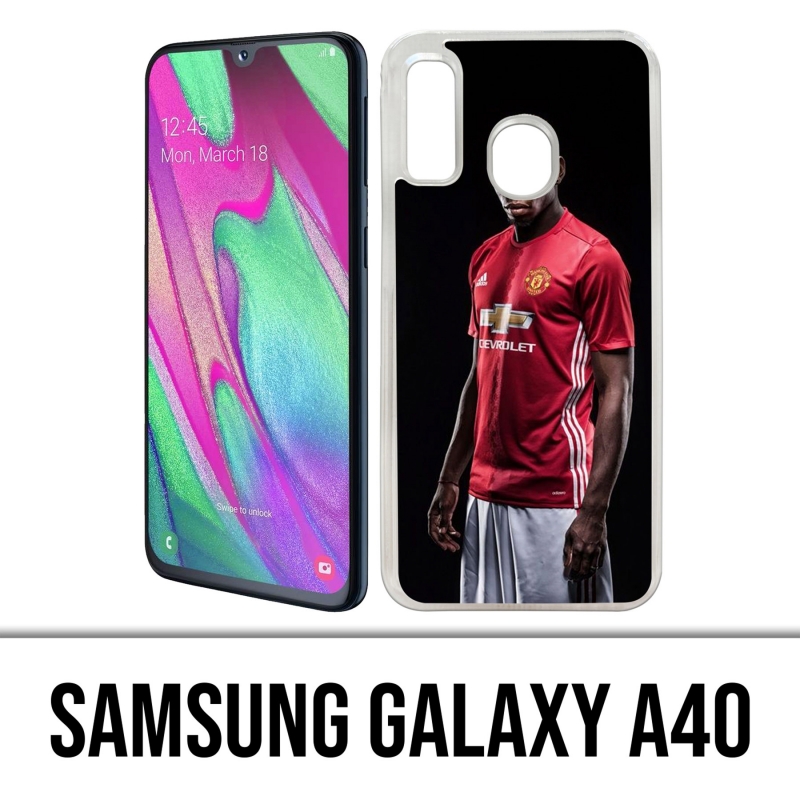 Custodia per Samsung Galaxy A40 - Pogba Manchester