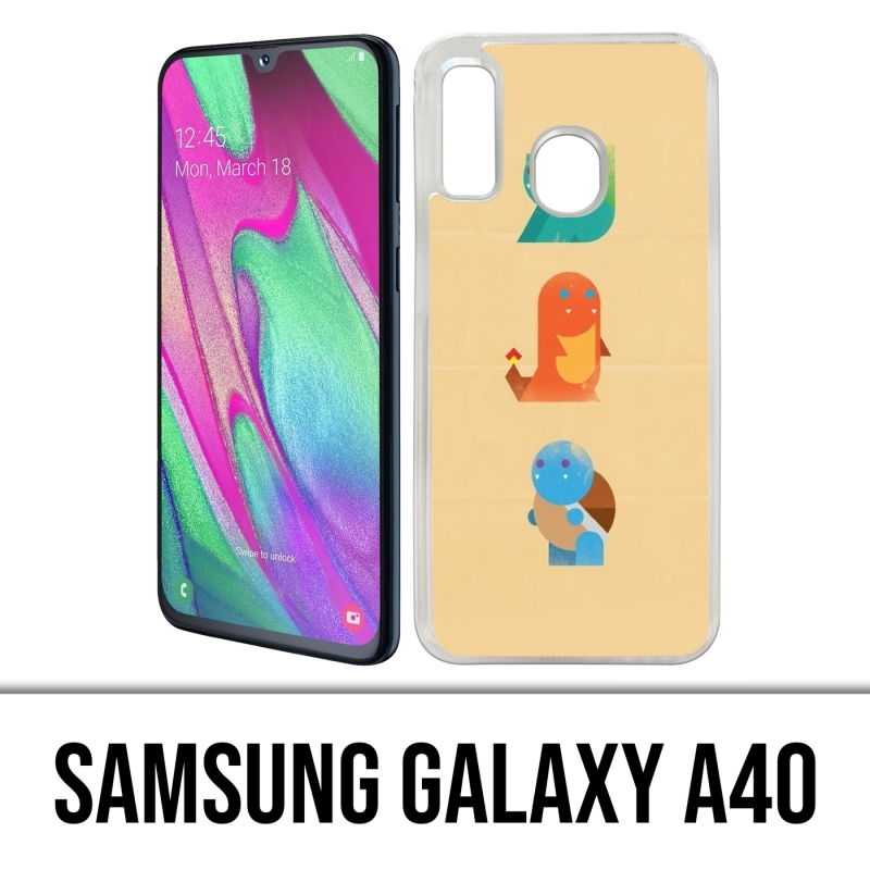 Coque Samsung Galaxy A40 - Pokemon Abstrait