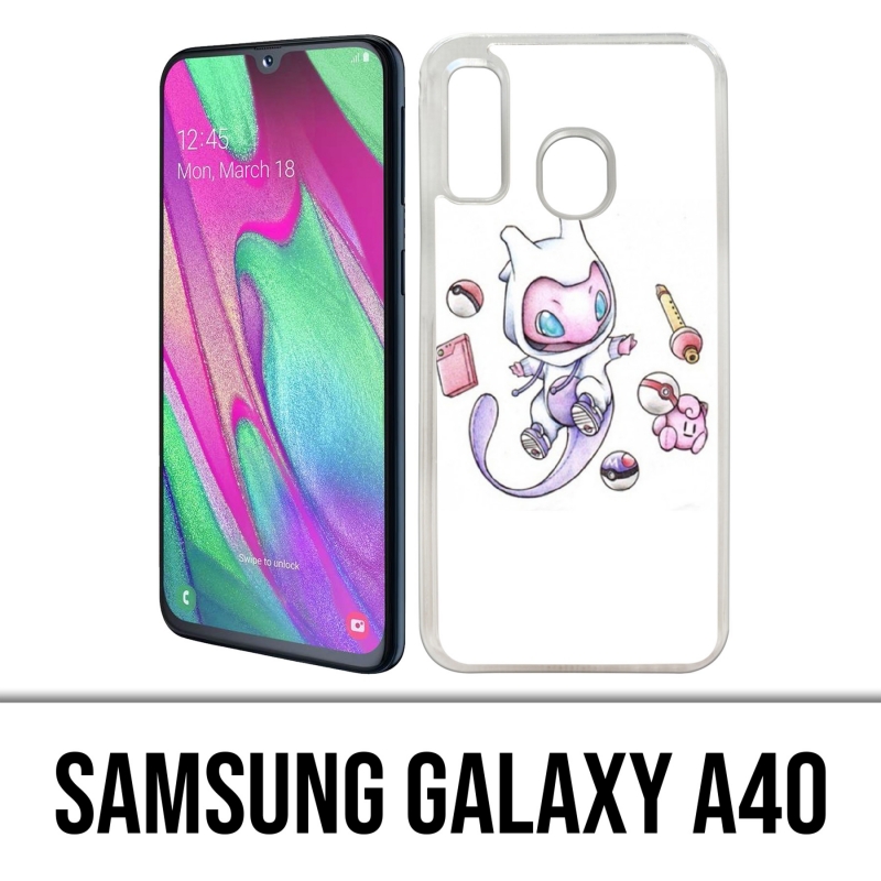 Custodia per Samsung Galaxy A40 - Pokemon Baby Mew