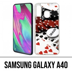 Coque Samsung Galaxy A40 - Poker Dealer