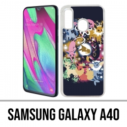 Coque Samsung Galaxy A40 - Pokémon Évoli Évolutions