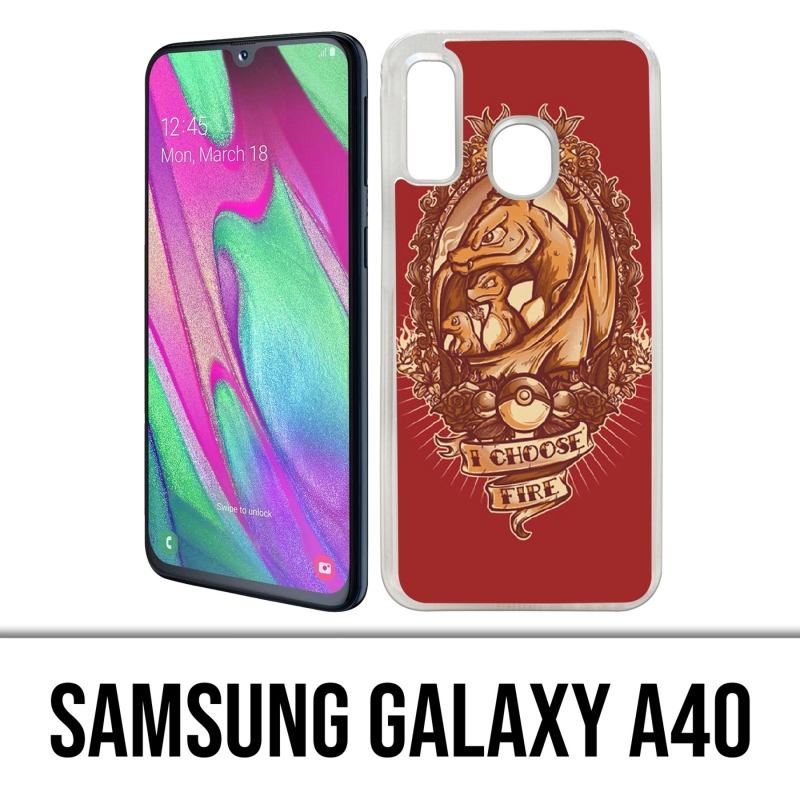 Funda Samsung Galaxy A40 - Pokémon Fire