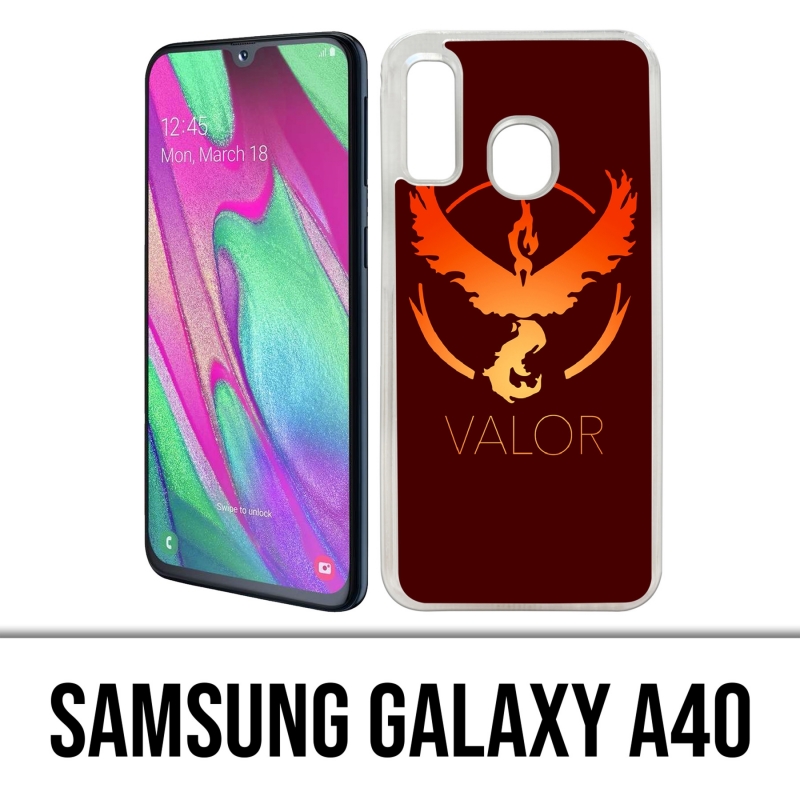 Coque Samsung Galaxy A40 - Pokémon Go Team Rouge