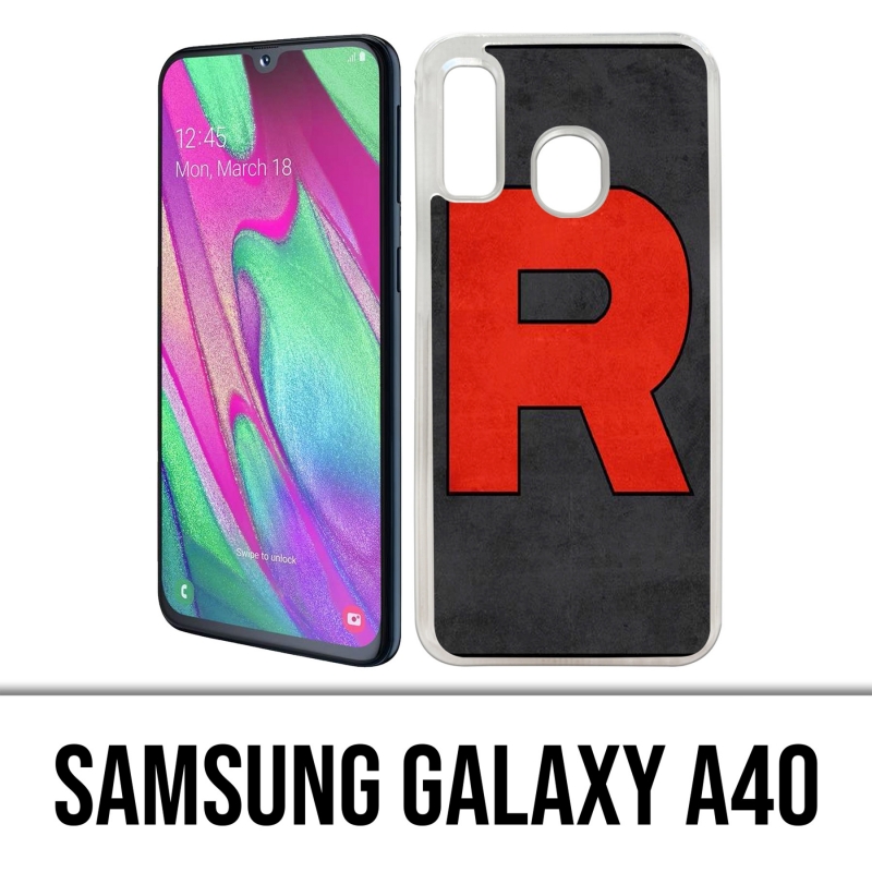 Custodia per Samsung Galaxy A40 - Pokémon Team Rocket