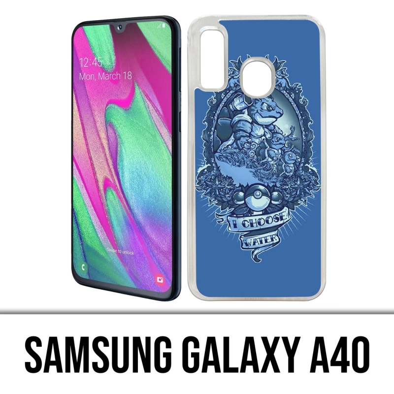 Custodia per Samsung Galaxy A40 - Pokémon Acqua