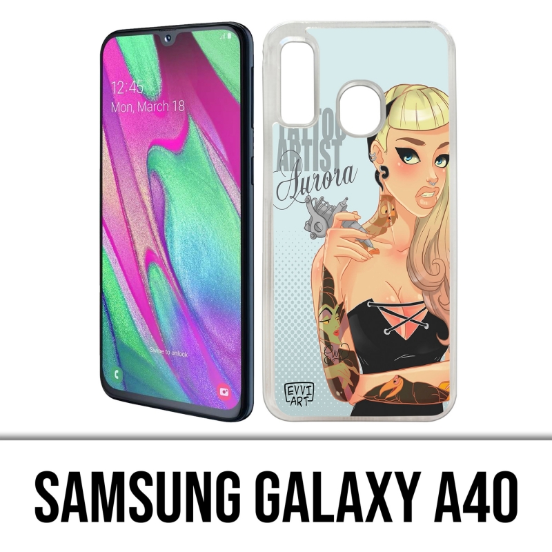 Samsung Galaxy A40 Case - Prinzessin Aurora Künstler