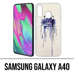 Coque Samsung Galaxy A40 - R2D2 Paint