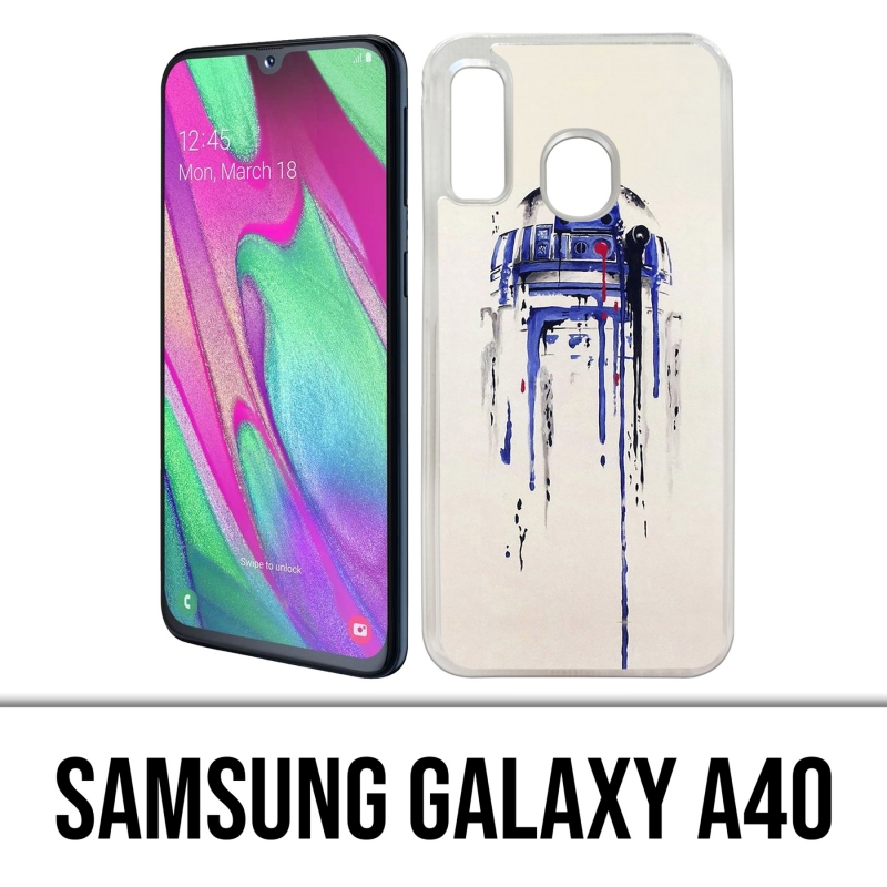 Custodia per Samsung Galaxy A40 - Vernice R2D2
