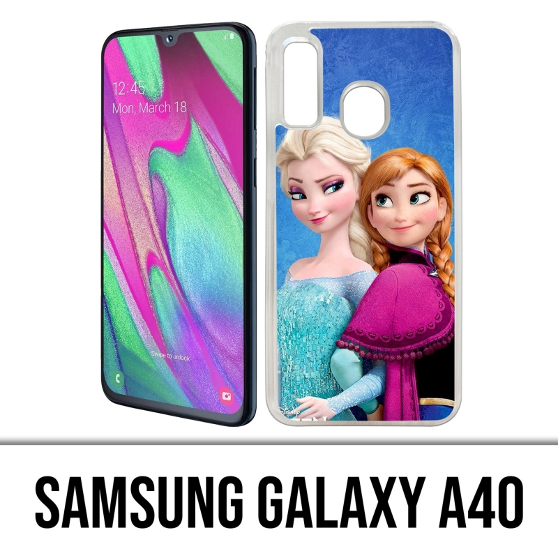 Samsung Galaxy A40 Case - Gefrorene Elsa und Anna